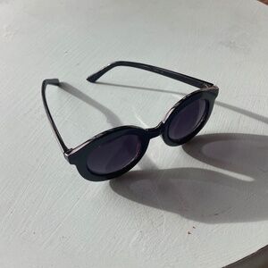 Round Black Sunglasses from Urban Outfitters